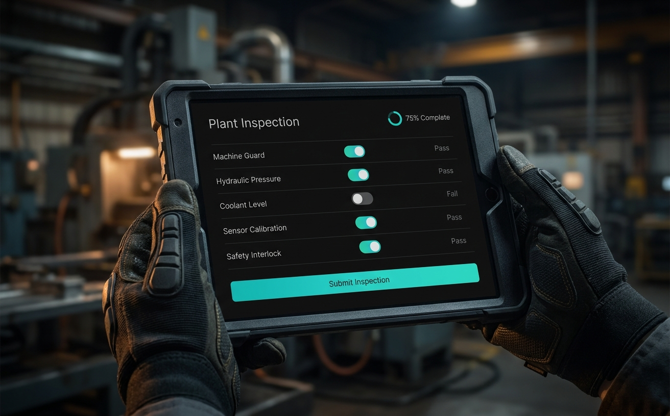 Built an offline-capable factory inspection PWA for a large industrial manufacturer